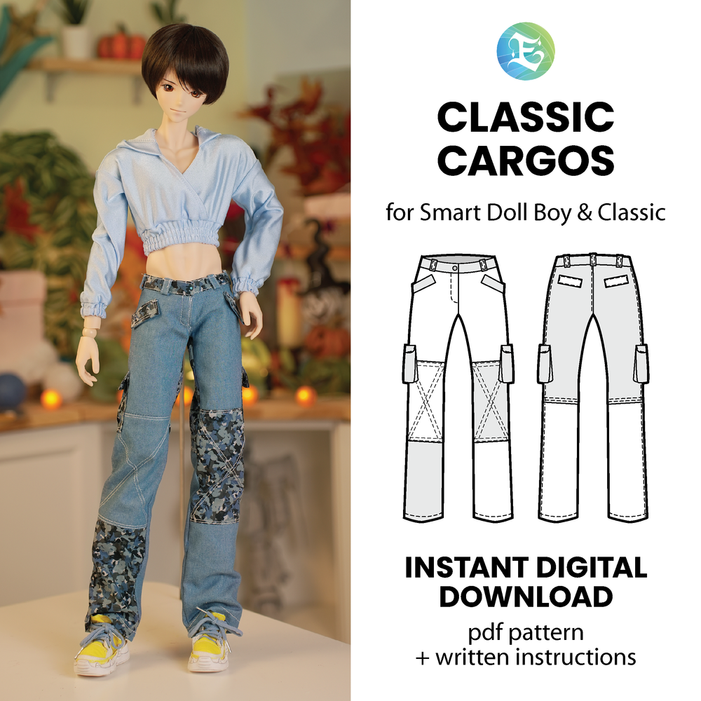 Classic Cargos - Smart Doll Sewing Pattern — Enchanterium